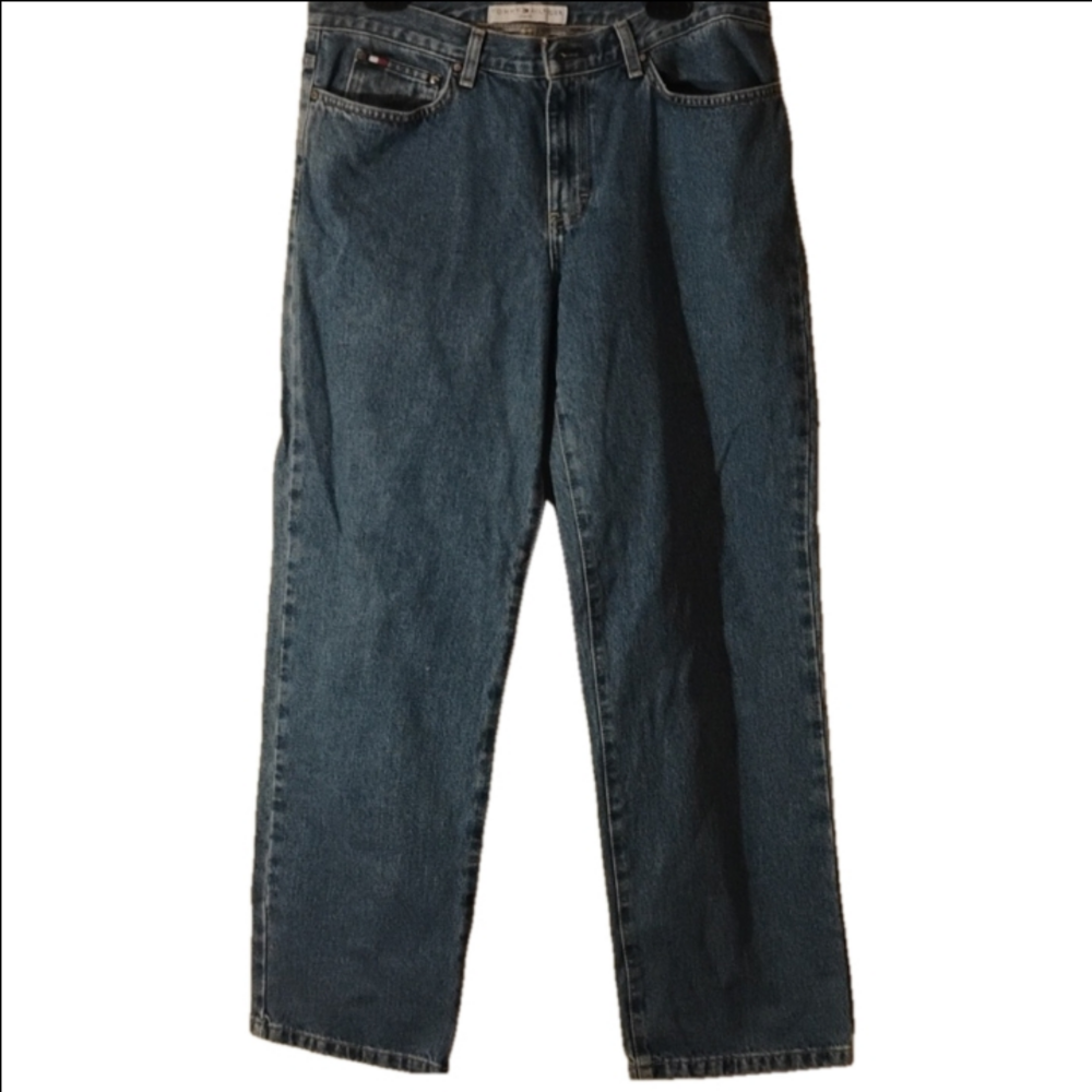 Tommy ladies jeans, size 10.Desc boyfriend jean.New vintage wash. Size 10.